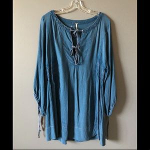 Free People Jean colored dress